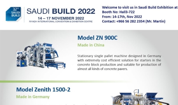 QGM Block Machine kommer att bygga Saudi 2022