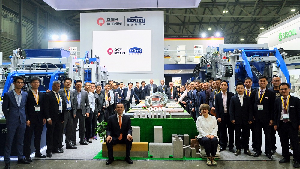 Påhittighet banar vägen, innovation leder framtiden -- QGM med tyska Zenith sticker ut under 2018 Shanghai Bauma Fair