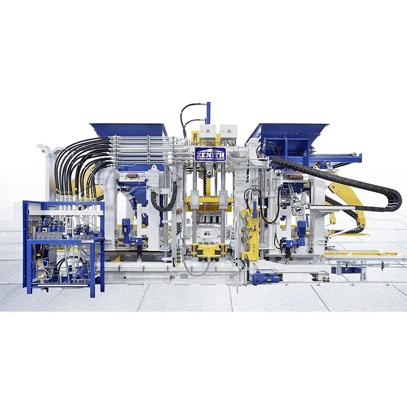 Automatisk betongblocksmaskin